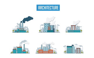手繪卡通形象工廠效果圖插畫設(shè)計ai矢量圖圖片 ai素材下載 插畫元素大全 編號 18448566